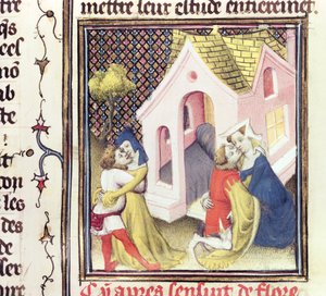 Ms Fr 12420 The Bawdy Women, De Claris Mulieribusista, kirjoittanut Giovanni Boccaccio (1313-75) tekijältä French School