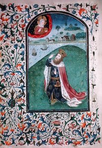 Ms Gen 288 f.131v Vision, c.1460 (vellum) tekijältä French School