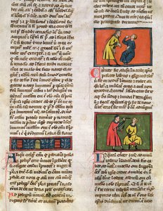 Ms H 89 lääkärit ja potilaat, Rogier de Salernen kirjasta Book of Surgery tekijältä French School