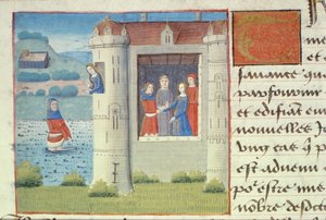 Ms Hunter 252 f.127v Avioliitto, Les Cent Nouvelles Nouvelles, 1462 tekijältä French School