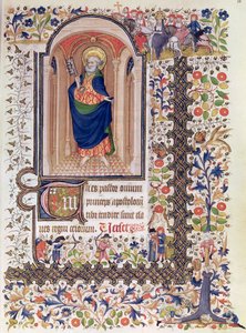 Ms Lat 156b Fol.167 St. Peter, Marguerite dOrleansista, n. 1426 tekijältä French School