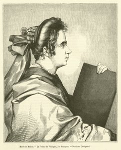 Madridin museo, Velasquezin vaimo (kaiverrus) tekijältä French School