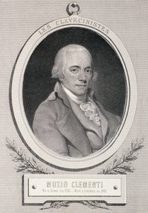 Muzio Clementi (1752-1832), kaiverrus Alfred Lemoine tekijältä French School