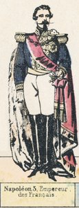 Napoleon 3, Ranskan keisari (värillinen kaiverrus) tekijältä French School