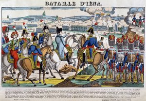 Napoleon Jenan taistelussa (13.10.1806) - kuva Epinalista tekijältä French School