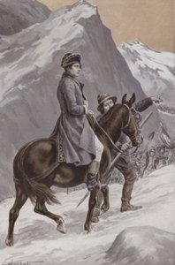 Napoleon ylittää Alpit tekijältä French School