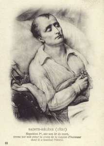 Napoleon kuolinvuoteellaan tekijältä French School
