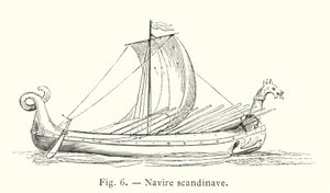 Skandinavian laiva (kaiverrus) tekijältä French School