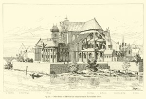 Notre-Dame ja piispakunta 1300-luvun alussa tekijältä French School