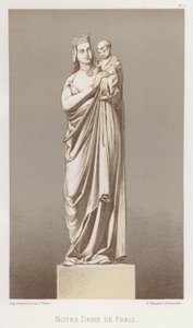 Notre Dame de Paris (väri litho) tekijältä French School