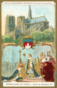 Notre Dame de Paris ja Napoleon I:n kruunaus Ranskan keisariksi tekijältä French School