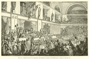 Uusi kongressihalli, Tuileries, entinen konehuone, 20. toukokuuta 1795 tekijältä French School