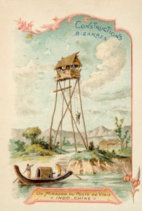 Näkötorni, Indokina (chromolitho) tekijältä French School