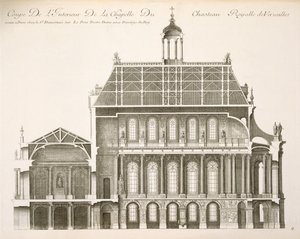 Palais du Louvre: Kuninkaallinen kappeli, osa, noin 1720-luku tekijältä French School
