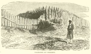 Palisades Dresdenissä (kaiverrus) tekijältä French School