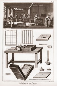 Paperin marmorointi - Denis Diderot