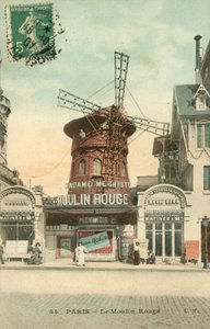 Pariisi, Moulin Rouge (värivalokuva) tekijältä French School