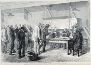 Parlamenttivaalit: äänestyspaikka Beaucessa - "" Le Monde Illustréssa ", maaliskuu 1876 tekijältä French School