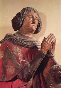 Philippe de Commynes (1447-1511) haudastaan (monivärinen kivi) tekijältä French School