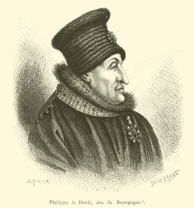 Filippus Rohkea, Burgundin herttua (kaiverrus) tekijältä French School