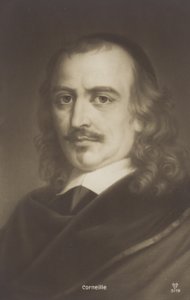 Pierre Corneille (1606-1684), ranskalainen näytelmäkirjailija (litografia). tekijältä French School