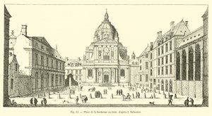 Place de la Sorbonne vuonna 1650, I Sylvestren jälkeen tekijältä French School