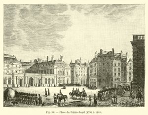 Place du Palais-Royal, 1795-1848 tekijältä French School