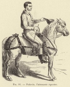 Poitevin, ratsastuslentäjä (kaiverrus) tekijältä French School