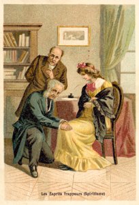 Poltergeistit (spiritismi) (chromolitho) tekijältä French School