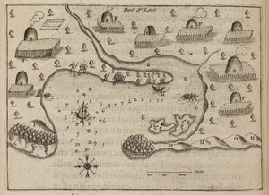 St. Louisin satama, Samuel de Champlainin Les Voyages du Sieur de Champlain... tekijältä French School