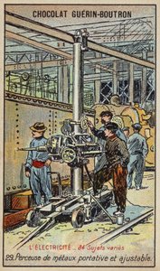 Kannettava ja säädettävä metallipora (chromolitho) tekijältä French School