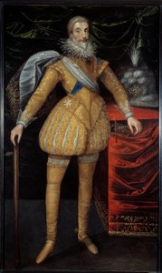 Muotokuva Jean Louis de Nogaretin Vallettan (1554-1642) Epernonin herttuan jalassa. Ranskalaisen koulun maalaus tekijältä French School