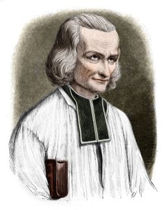 Muotokuva Abbe Jean Marie Vianneystä (Vianey, Viannay, Viennet), joka tunnetaan nimellä Cure d