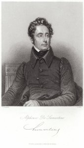 Alphonse de Lamartinen muotokuva tekijältä French School