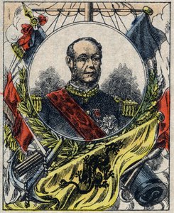Amedee Anatole Courbetin muotokuva. Ranskan amiraali (1827-1885). tekijältä French School