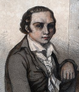 Ranskalaisen runoilijan Andre Marie Chenierin (1762-1794) muotokuva. tekijältä French School