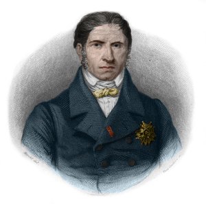 Muotokuva Andre Marie Jean Jacques (Jean-Jacques) Dupin (1783-1865) (kutsuttiin Dupin vanhimmaksi (Dupin aine), ranskalainen asianajaja ja poliitikko. Yksityinen kokoelma. tekijältä French School