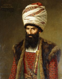 Persian suurlähettilään Asghar Khanin muotokuva, 1808 tekijältä French School