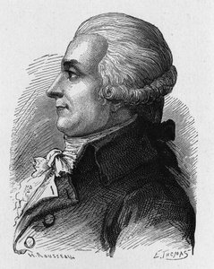 Paroni Louis-Bernard Guyton-Morveau (Louis Bernard Guyton de Morveau) (Guiton) (1737-1816), ranskalaisen poliitikon, kemistin ja vallankumouksellisen muotokuva - julkaisussa "Album de la Science; maineikkaat tutkijat; Grandes disouvertes””” 1896. tekijältä French School