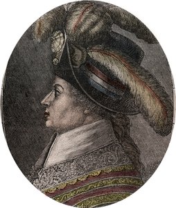 Muotokuva Barthelemy Francois Mariesta (Marquis) (1747-1830) (Balthazar Francois, Marquis of Barthelemy) - kaiverrus Maurice La Charestin "" Nouvelle Nationale Encyclopedia" -kirjaan - 1870 - tekijältä French School