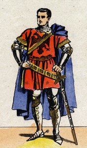 Ranskalaisen konstaalin Bertrand du Guesclinin (Duguesclin) (n. 1320-1380) muotokuva. tekijältä French School