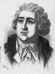 Charles James Foxin (1749-1806) muotokuva brittiläisestä valtiomiehestä. Kaiverrus vuodelta 1889. Yksityinen kokoelma. tekijältä French School