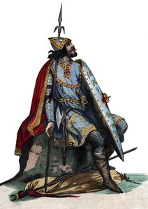 Charles Martelin (688-741), Frankin sotilaallisen ja poliittisen johtajan muotokuva. tekijältä French School