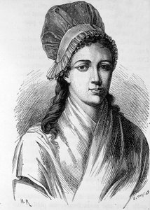 Charlotte Cordayn (1768 - 1793) muotokuva - Henri Martinin "Ranskan historiassa" tekijältä French School
