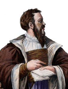 Clement des Maretsin muotokuva nimeltä Marot (1496-1544), ranskalainen runoilija. tekijältä French School