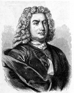 Daniel Bernouillin (Bernoulli) (1700 - 1782), sveitsiläisen matemaatikon ja fyysikon muotokuva - julkaisussa "Album de la Science; maineikkaat tiedemiehet; Suuria löytöjä””” 1896. tekijältä French School