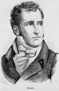 Ranskalaisen poliitikon Elie Duc de Decazesin ja Gl¿cksbergin (1780 - 1860) muotokuva - Henri Martinin "Ranskan historiassa" tekijältä French School