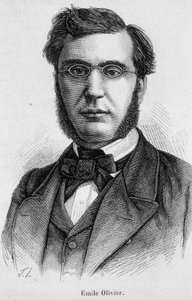 Ranskalaisen poliitikon (1825-1913) Emile Ollivierin (tai Olivierin) muotokuva - Henri Martinin "" L