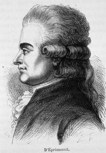 Muotokuva Eprémesnilistä, ranskalaisesta tuomarista ja poliitikosta (1746 - 1794) - Henri Martinin "L