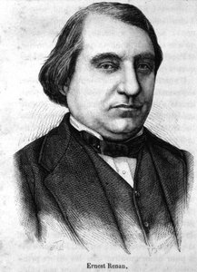 Ernest Renanin (1823 - 1892) muotokuva - Henri Martinin "Ranskan historiassa" tekijältä French School